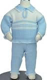 Knit Baby Sweater Set, Size: 0-6m, 6-12m, Colors: Blue