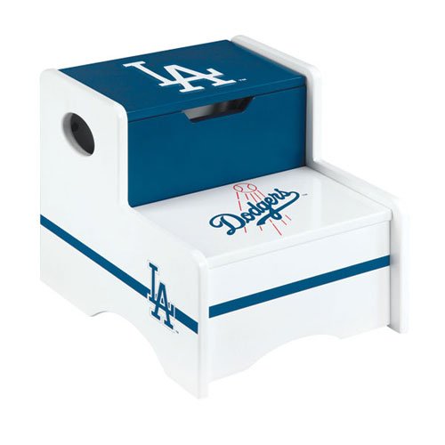 Dodgers Kid's Storage Step Stool