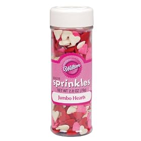 Wilton Jumbo Hearts Sprinkles: Kitchen &amp; Dining