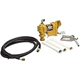 Fill-Rite Fuel SD602G Fluid Transfer Pump, Adjustable Suction Pipe, 10' Delivery Hose, Manual Release Nozzle - 115 Volt, 13 GPM