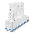 dreamGEAR Quad Dock Plus for Nintendo Wii - White