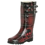 Chooka Women's Fleece Lined Skull Plaid Boot