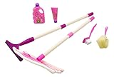 Little Treasures Helper Kids Pretend Play Cleaning Playset for Ages 3 and Up, 6 Piece