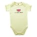 Hudson Baby Organic Bodysuit - Watermelon Ecru 18 Months