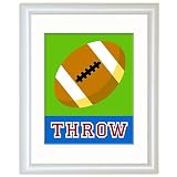 GAME ON Framed Print Set of 3 by Olive Kids (WHITE)