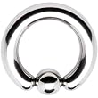 6 Gauge STEEL BCR Captive Ring 1/2" 6mm
