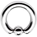 6 Gauge Steel Bcr Captive Ring 1/2 Inches 6mm