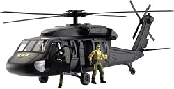 Giant Black Hawk Helicopter Playset