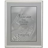 Lawrence Frames Polished Silver Plate 8x10 Picture Frame - Bead Border Design