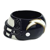 Pack of 2 NFL San Diego Chargers Multi-Functional Mini Ceramic Helmet Bowls 5