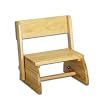 Small Natural Wood Flip Stool