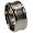 Titanium Ring w/ matte finish and shiny polish - Width: 10mm - Size 9