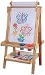 KidKraft Deluxe Wood Easel-Natural