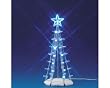 Lemax Christmas Village 6" Lighted Blue Silhouette Tree Accessory #74658