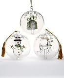 Review Lenox 792689 / Lenox Crystal Wonder Ornaments 2008, Set of 3