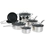 Cuisinart Chef's Classic Nonstick Stainless Steel 12-Piece Cookware Set