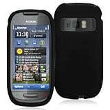 DECORO BRAND PREMIUM SILICONE CASE NOKIA C7 ASTOUND BLACK
