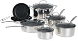 Cuisinart Chef's Classic Nonstick Stainless-Steel 12-Piece Cookware Set