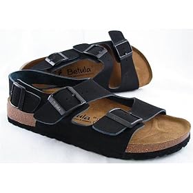 Betula Licensed by Birkenstock Black Backstrap Sandal by Licensed Birkenstock