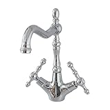 〔INK-0303041H〕　水栓（混合水栓・洗面ボウル・洗面台用蛇口）シルバー（銀）