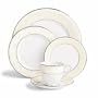 Lenox Faith Platinum Banded Bone China 20-Piece Dinnerware Set, Service for 4