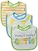 Gerber Unisex-Baby Newborn 3 Pack Neutral Terry Dribbler Bib, Green, One Size