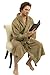 Noble Mount Mens Premium Coral Microfleece Plush Spa/Bath Robe