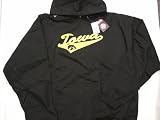 Iowa Hawkeyes Black Felt Embroidered J.America Adult Hooded Sweatshirt