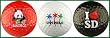 San Diego Red Golf Ball Variety