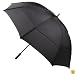 GustBuster Proseries Gold 68-Inch Style 3 Golf Umbrella (Black)