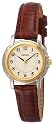 Seiko Women's Brown Leather Strap Watch #SXGA02