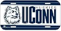 UCONN Connecticut Huskies NCAA License Plate