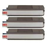 Sophia Global Remanufactured Toner Cartridge Replacement for Okidata 43324403, 43324402, 43324401 (1 Cyan, 1 Magenta, 1 Yellow)