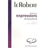 Revue French & European Pubns  / Dictionnaire Robert des Expressions et Locutions