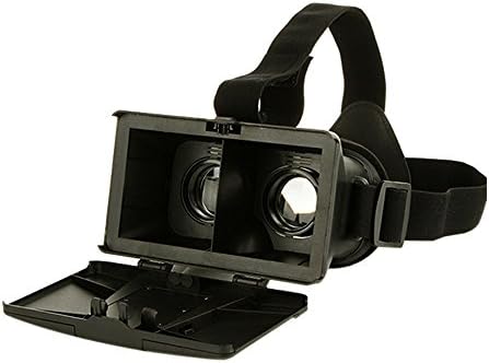 Head-mounted Universal 3D VR Glasses Virtual Reality Video Movie Game Glasses with Headband for Google Cardboard iPhone 6 Plus Samsung S5 S4 All 4 ~ 6" Smart Phones