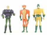  : JUSTICE LEAGUE UNLIMITED DC SUPER HEROES LEX LUTHOR/COPPERHEAD/MIRROR MASTER Figures
