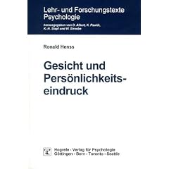 Gesicht und Pers�nlichkeitseindruck