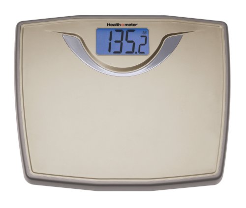 Health o meter Weight Tracking Scale Up to 380 Ibs, Champagne