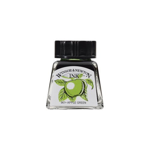 Winsor & NewtonDrawing Ink, 14ml Bottle, Apple Green