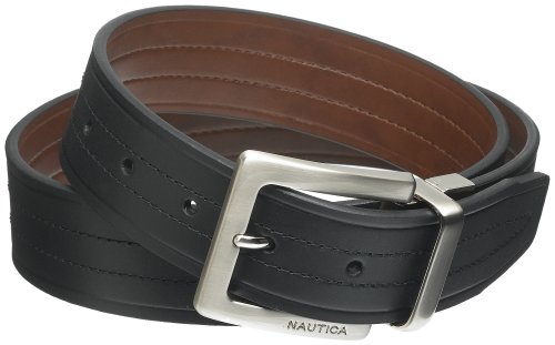 Nautica Men's 1 1/2 Casual Reversible Belt