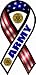 Red, White, and Blue Army Ribbon Magnet