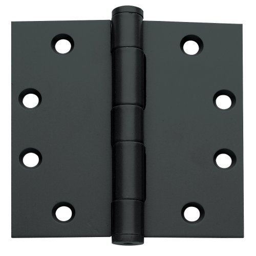 Global CP4545-7B-M Commercial Grade, Full Mortise Plain Bearing Hinge 3-Pack, Ebony Black