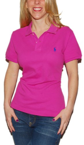 Polo Ralph Lauren Womens Mesh Classic Fit Shirt Pink XL