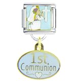 1st Communion Pugster Italian Charm Bracelet