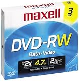 Cheap MAXELL  635115 DVD-RW Rewriteable Recordable DVD