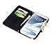 ABC Black Fashion Girl Woman Fresh Sweet Cute Flip Wallet Leather Case Cover for Samsung Galaxy Note 2 N7100 (11)