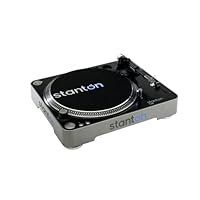 Stanton T52B Straight Arm Belt-Drive Turntable with 500.v3 Cartridge Pre-Mounted