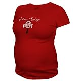 Ohio State Buckeyes Ladies Red Future Buckeye Maternity T-shirt