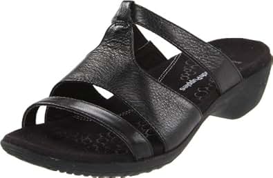 Amazon.com: Hush Puppies Women's Wisdom Slide Sandal,Black,10 XW US: Shoes