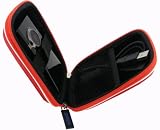 iGadgitz Red Hand Held Video Camera Hard Case Cover for Kodak Zi6, Zx1, New Zi8 & Playsport Camcorder